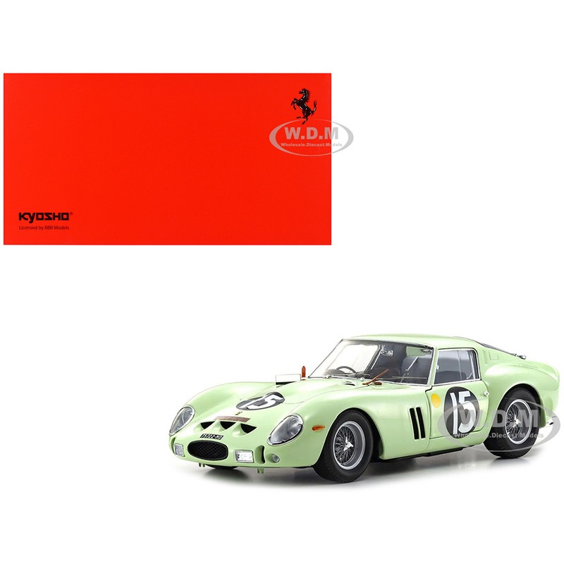 Ferrari 250 GTO #15 Innes Ireland Winner Goodwood Tourist Trophy (1962) 1/18 Diecast Model Car by Kyosho