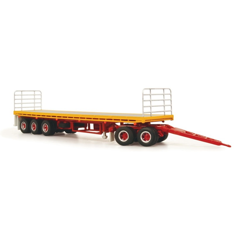 Neil Mansell Transport Flatdeck — Additional Trailer and Dolly – 1:64 Scale Diecast Model – Highway Replicas