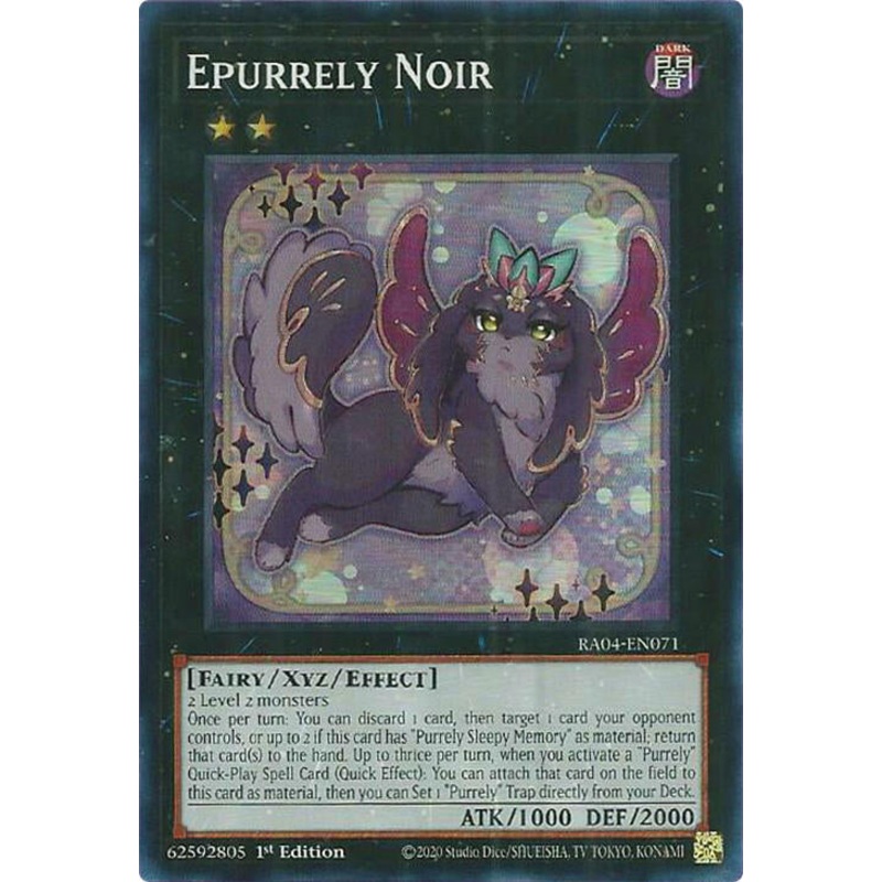 Epurrely Noir [RA04-EN071] Super Rare