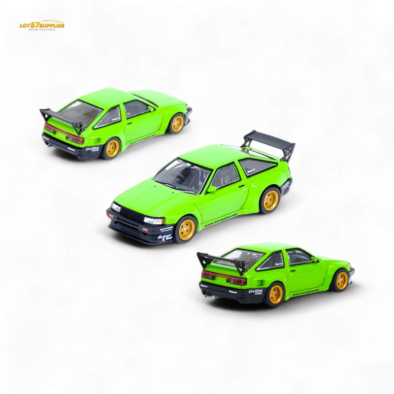 Inno64 TOYOTA AE86 Levin PANDEM ROCKET BUNNY Green 1:64