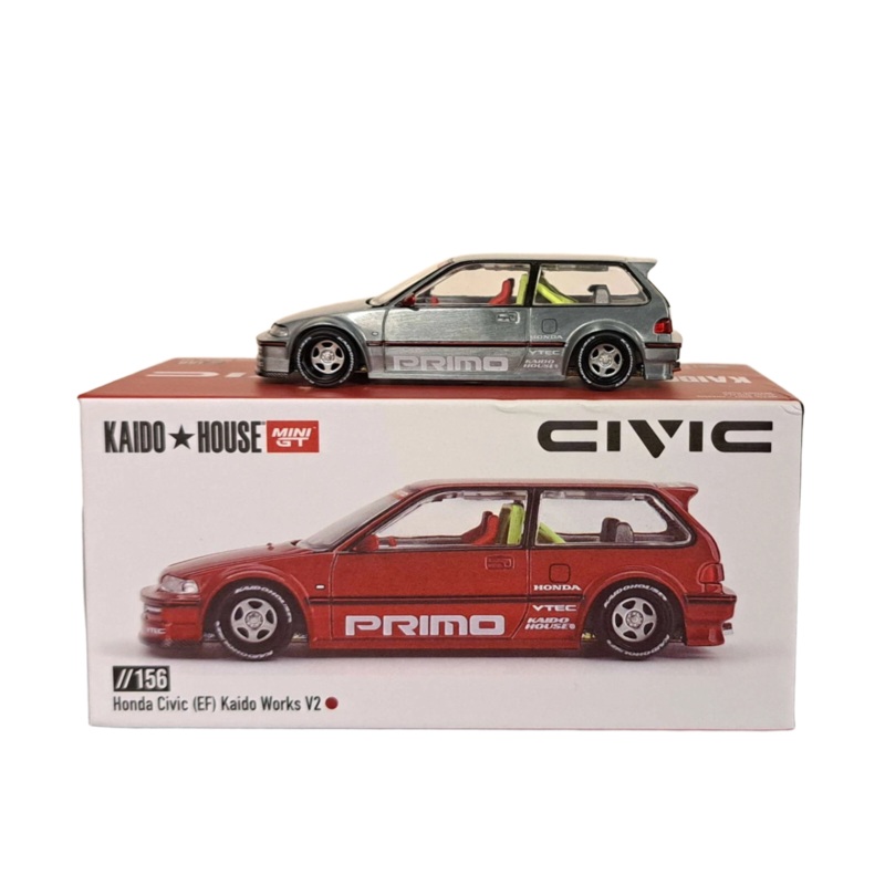 [ Kaido House x MINI GT ] 1/64 HONDA CIVIC EF KANJO V2 KHMG156 *CHASE*