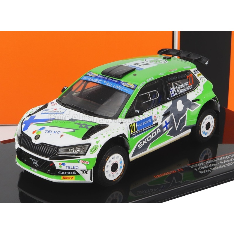 SKODA | FABIA RALLY2 EVO N 27 RALLY ESTLAND 2022 E.LINDHOLM – R.HAMALAINEN