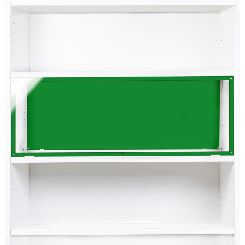 Window Display Solution for IKEA BILLY Bookcase (80cm Wide) – Green