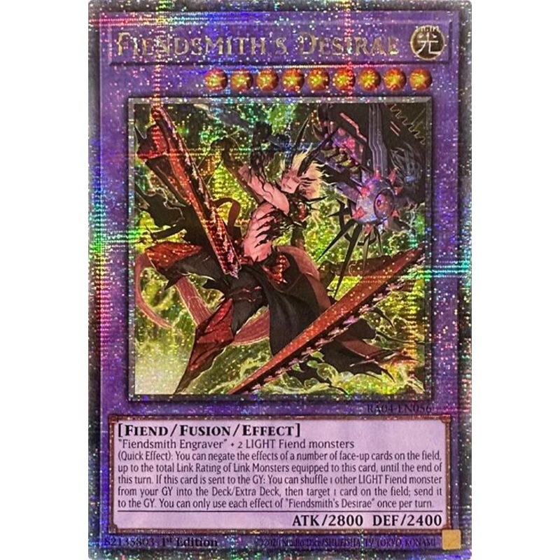 Fiendsmith’s Desirae [RA04-EN056] Quarter Century Secret Rare