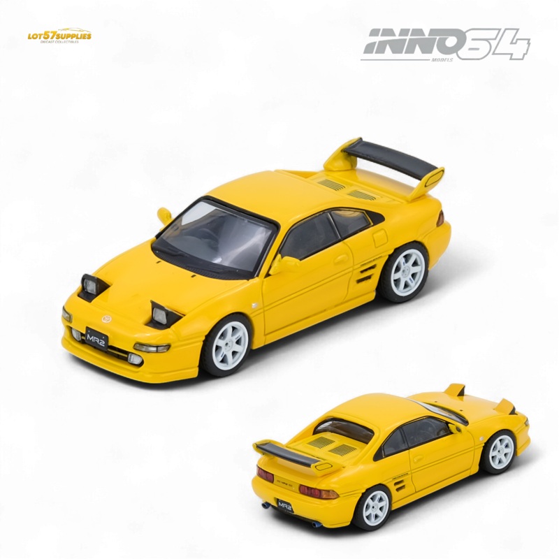 (Pre-Order) Inno64 MR2 SW20 – Yellow 1:64