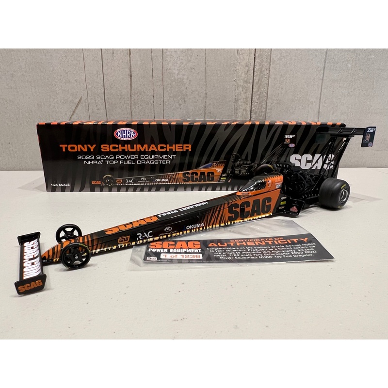 Tony Schumacher 2023 SCAG 1:24 Top Fuel Dragster NHRA Diecast