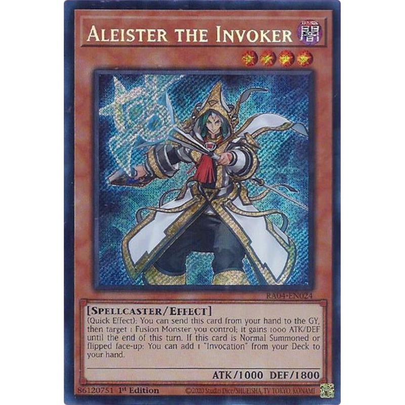 Aleister the Invoker (Alternate Art) [RA04-EN024] Secret Rare