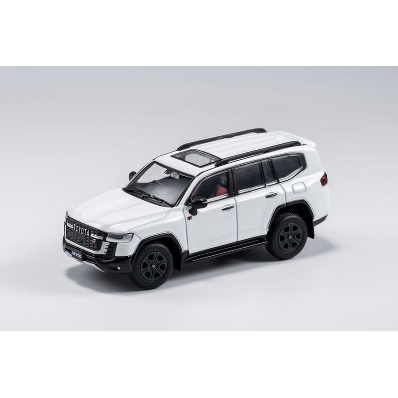 G.C.D 1/64 Toyota Land Cruiser 300 GR Sport, WHITE RHD #157