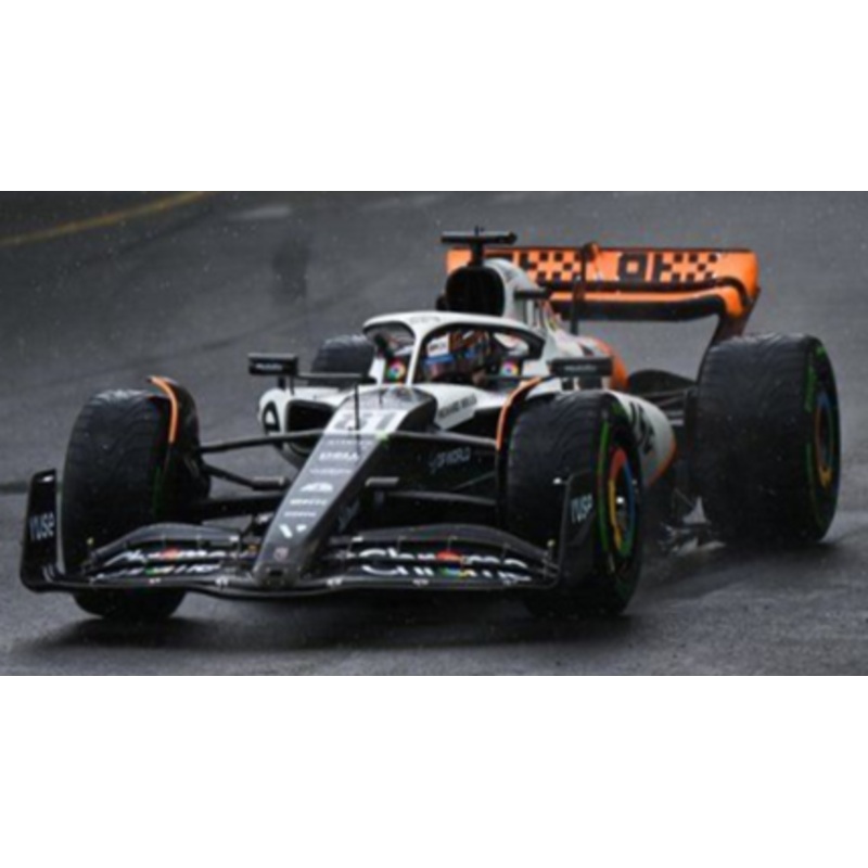 McLaren MCL60 No.81 McLaren – 10th Monaco GP 2023 – Oscar Piastri – 1:43 Scale Model – Spark