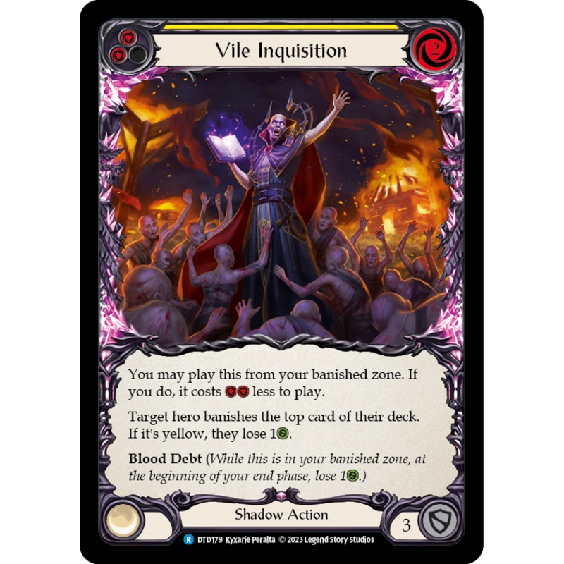 Vile Inquisition (Yellow) [DTD179] (Dusk Till Dawn)