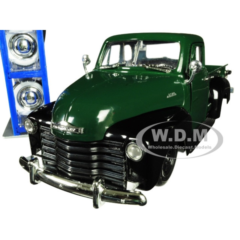 1953 Chevrolet 3100 Pickup Truck Green with Extra Wheels Just Trucks Series 1/24 Diecast Model Car by Jada