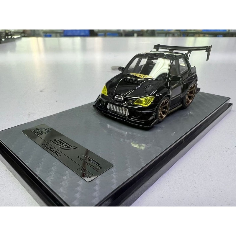 ERAQ X YM MODEL 1/64 Subaru impreza wrx sti voltex black gold