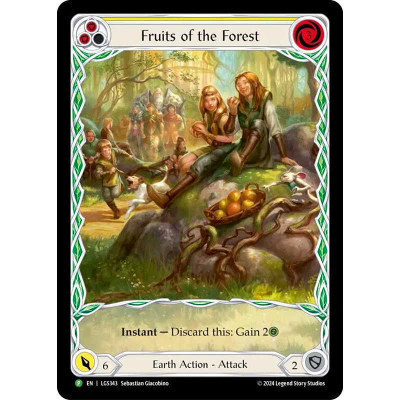 Fruits of the Forest (Yellow) [LGS343] (Promo)  Rainbow Foil