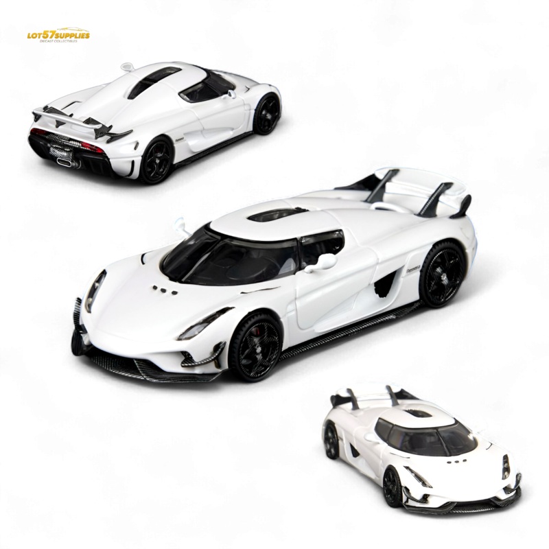 (Pre-Order) SC Art Regera – Pearl White 1:64