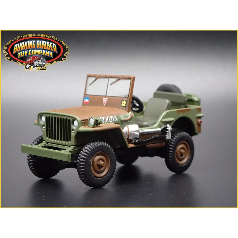WWII WILLYS MB JEEP 1ST CANADIAN TANK BRIGADE 1:64 SCALE DIECAST MODEL CAR