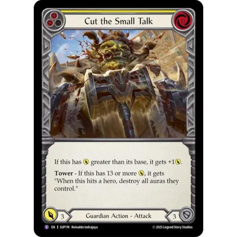 Cut the Small Talk [SUP174] (Super Slam)  Rainbow Foil
