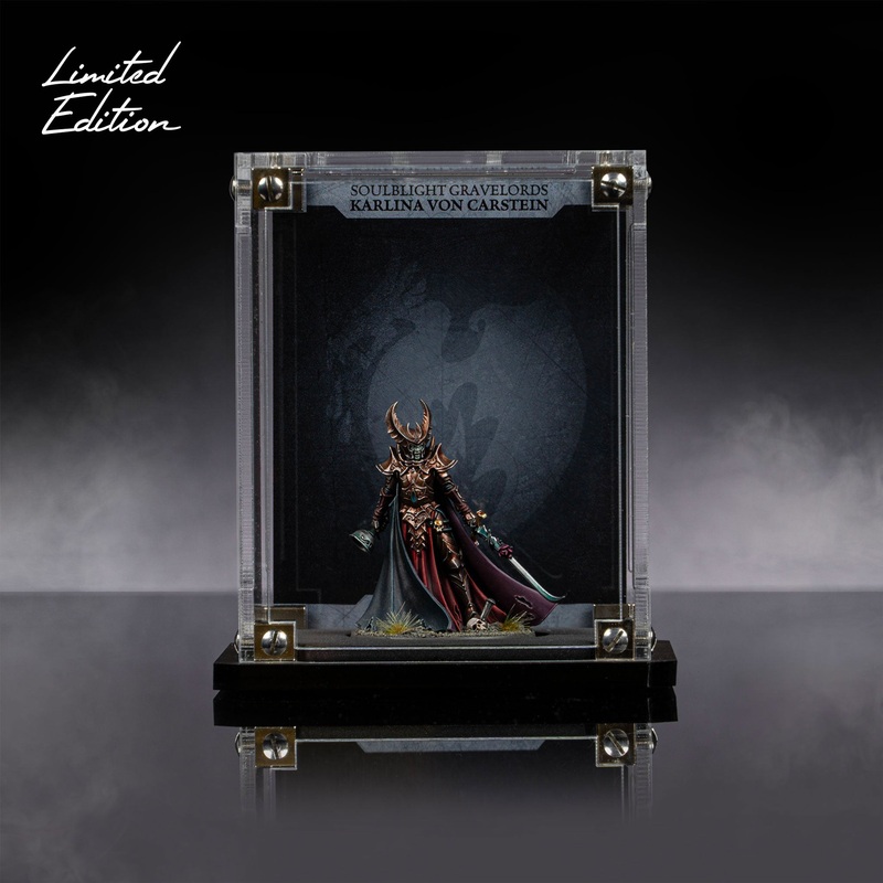 Display Case for Warhammer+ Soulblight Gravelords – Karlina Von Carstein