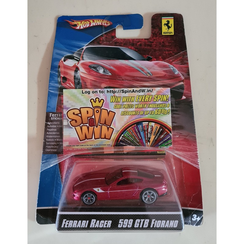 Hot Wheels Ferrari Racer 599 GTB Fiorano 1/64