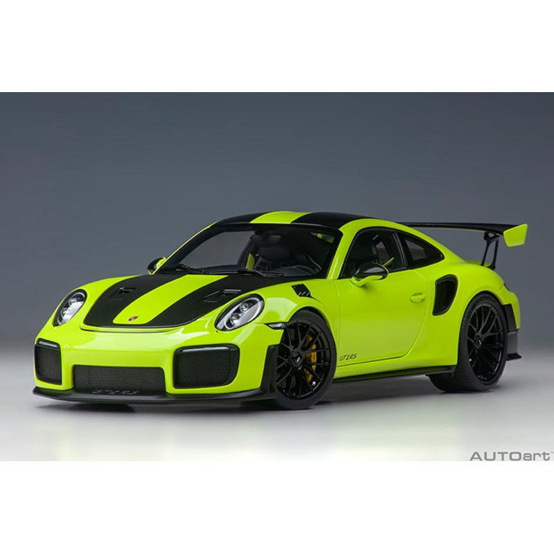 PORSCHE 911 (991.2) GT2 RS WEISSACH PACKAGE – ACID GREEN – 1:18 SCALE MODEL – AUTOart