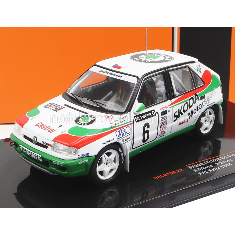 SKODA | FELICIA TEAM SKODA MOTORSPORT N 6 RALLY RAC LOMBARD 1996 P.SIBERA – P.GROSS