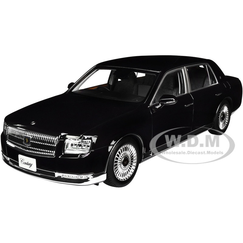 Toyota Century RHD (Right Hand Drive) Black 1/18 Model Car by Autoart