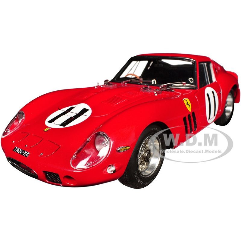 Ferrari 250 GTO #11 John Surtees – Mike Parkes Maranello Concessionaires 2nd Place Paris 1000 Kilometres (1962) Limited Edition to 2000 pieces Worldwide 1/18 Diecast Model Car by CMC