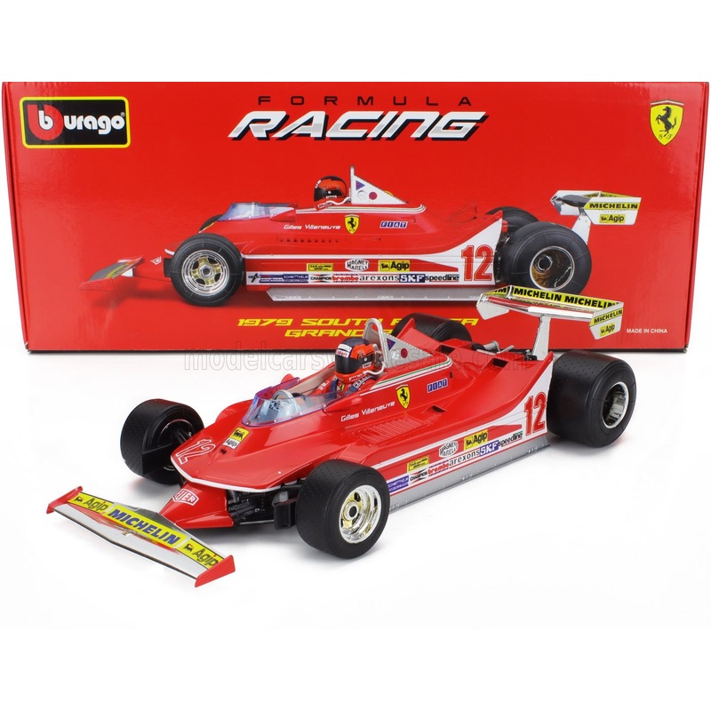 FERRARI | F1  312T4 N 12 WINNER SOUTH AFRICA GP KYALAMI (WITH PILOT) 1979 GILLES VILLENEUVE