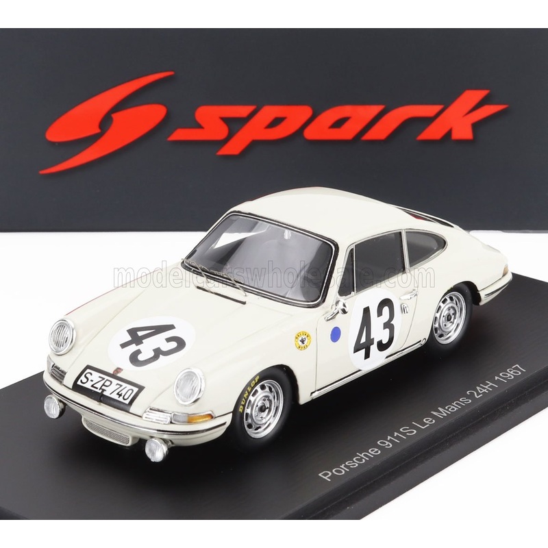 PORSCHE | 911S 1991cc COUPE TEAM J.FRANC N 43 24h LE MANS 1967 ANTONY FISCHABER – JACQUES DEWES