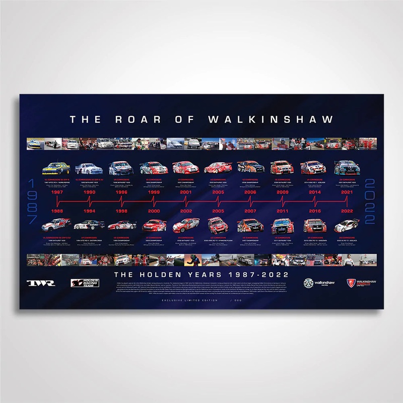 *PRE-ORDER* The Roar of Walkinshaw – The Holden Years: 1987-2022 Limited Edition Print