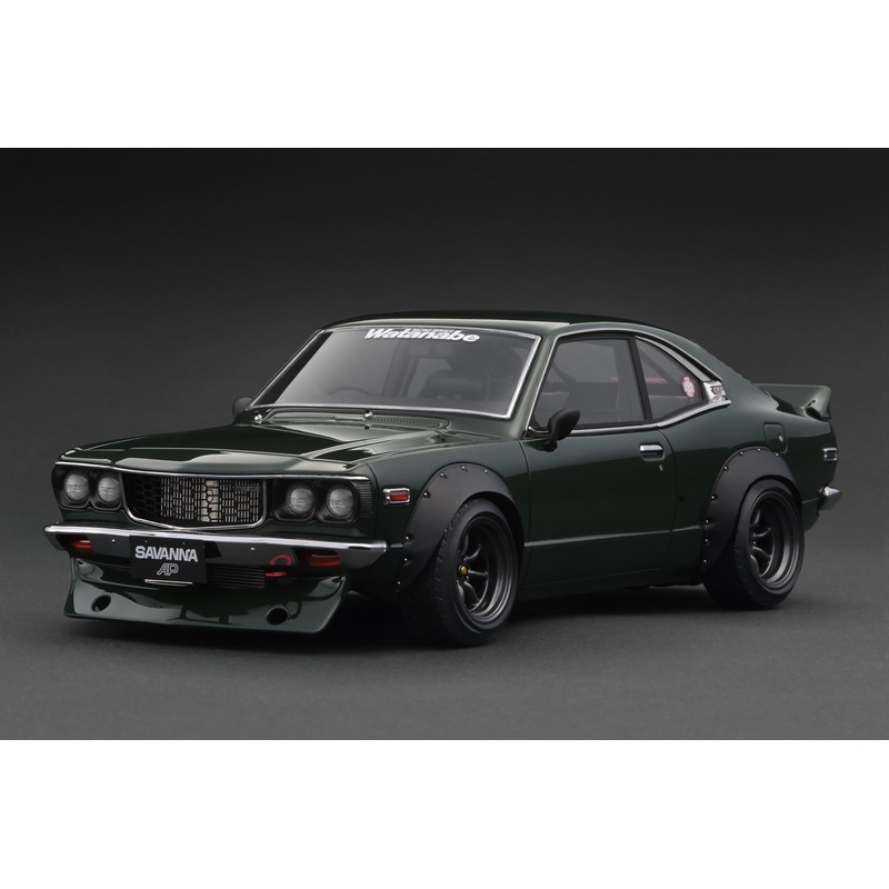 *PREORDER* Ignition Model 1:18 Mazda Savanna RX-3 (S124A) Semi Works in Green