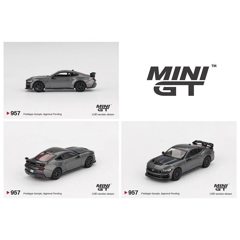 *PREORDER* MINI GT 1:64 Ford Mustang Dark Horse 2024 in Carbonized Gray