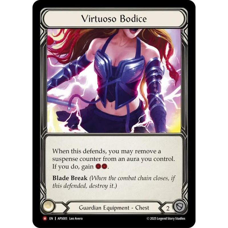 Virtuoso Bodice [APS005] (Armory Deck: Pleiades)  Rainbow Foil