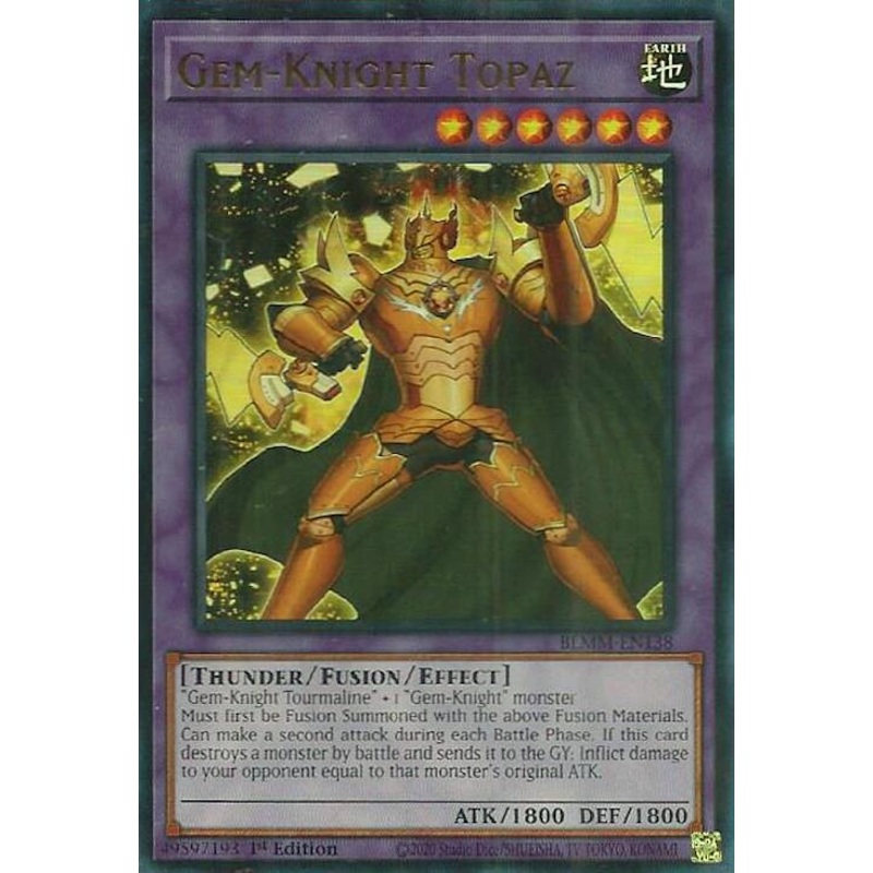 Gem-Knight Topaz [BLMM-EN138] Ultra Rare