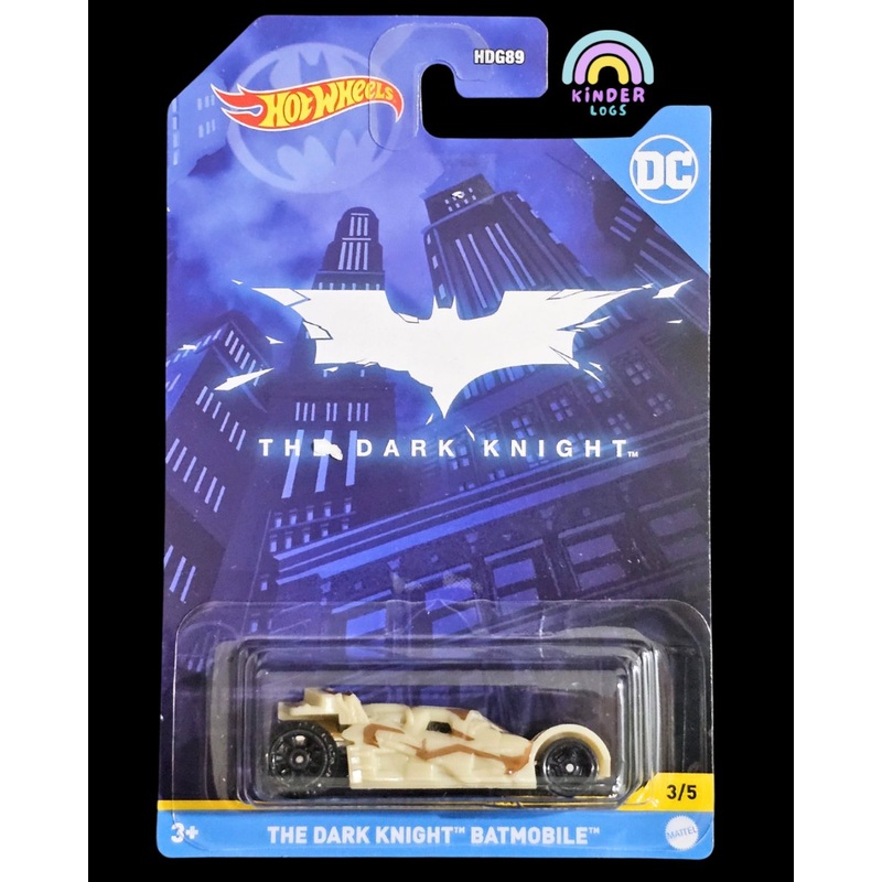 Hot Wheels DC Batman The Dark Knight Batmobile (Blue Art Card)