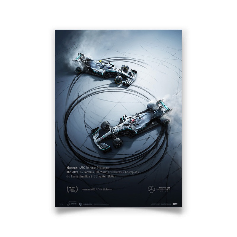 Mercedes-AMG Petronas Motorsport – Donuts  – 2019 F1 World Constructors Champions Collector’s Edition Print