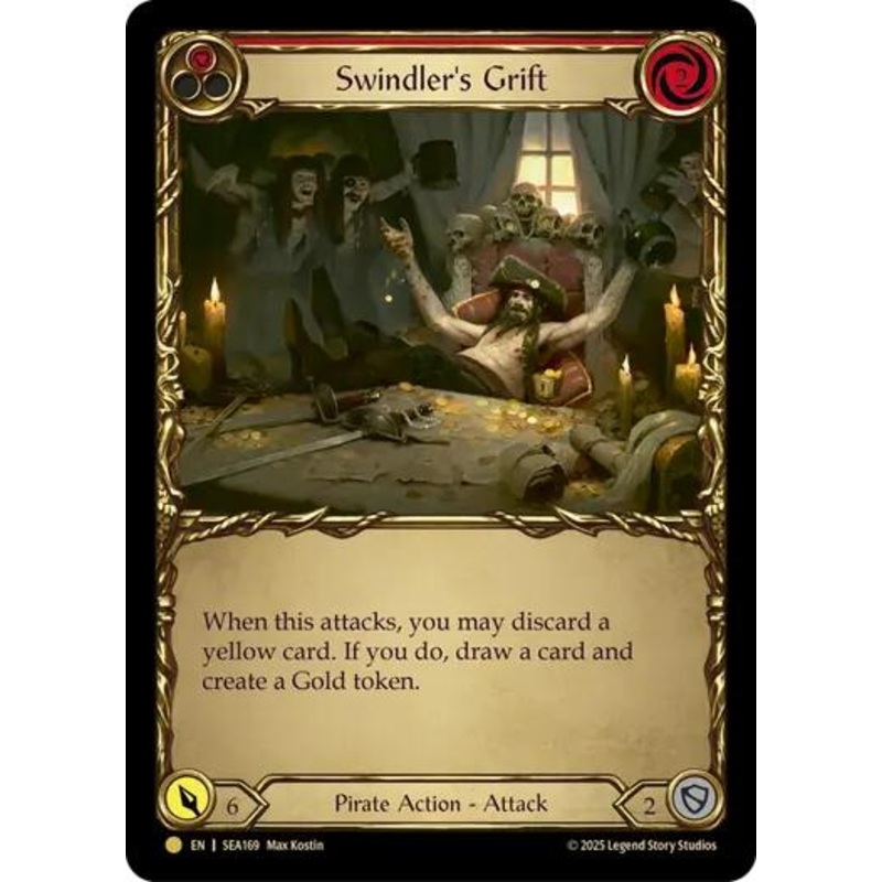 Swindler’s Grift (Red) (Treasure) [SEA169] (High Seas)  Cold Foil