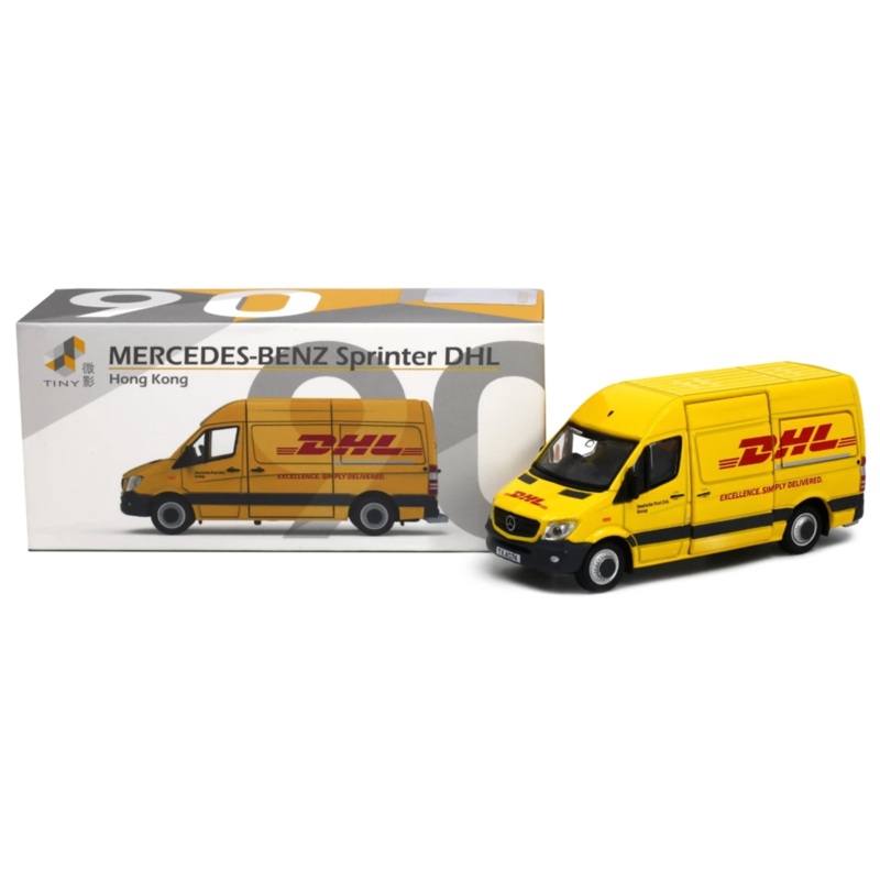 Tiny City 1/76 Die-cast Model Car – MERCEDES-BENZ Sprinter DHL