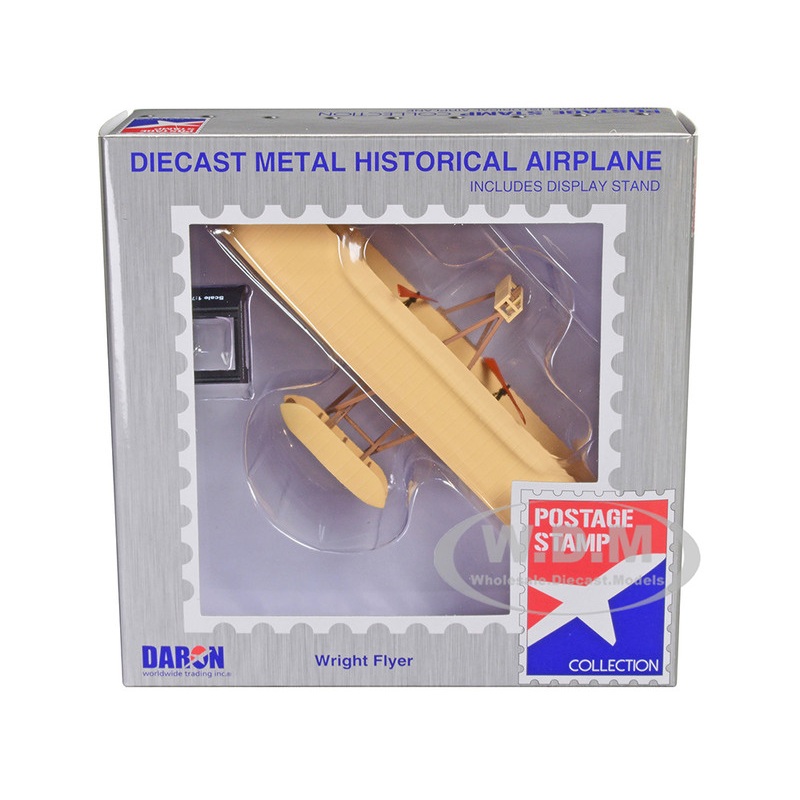 Wright Flyer Aircraft First Heavier-Than-Air Flying Machine 1/72 Diecast Model Airplane by Postage Stamp
