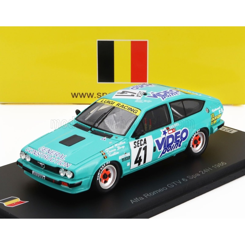 ALFA ROMEO | GTV6 TEAM JOLLY CLUB N 41 24h SPA 1986 MICHEL MAILLIEN – QUIRIN BOVY – FAUSTEIN