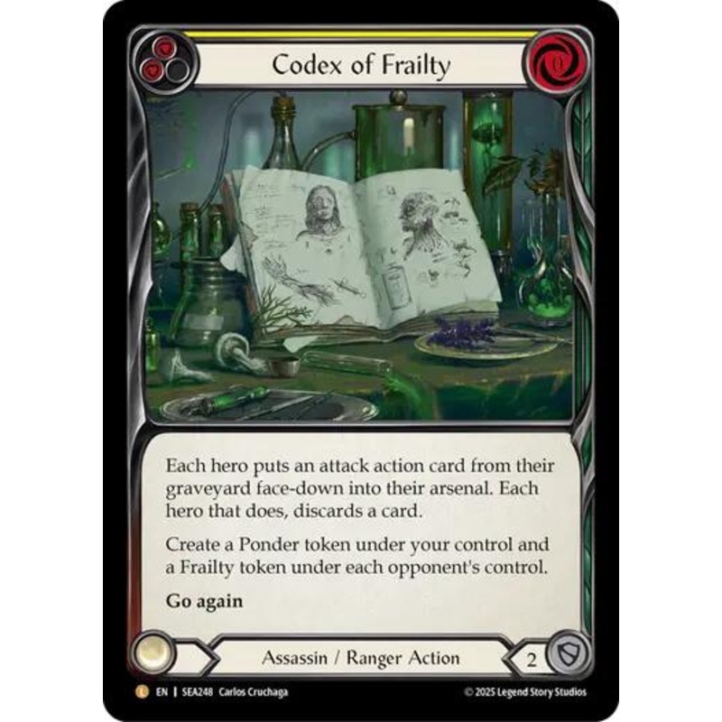 Codex of Frailty [SEA248] (High Seas)  Rainbow Foil