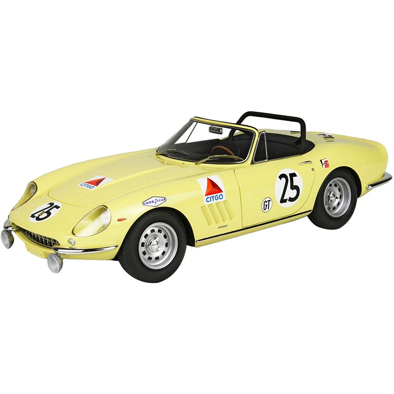 Ferrari 275 GTS/4 #25 The North American Racing Team (NART) Sebring 12H (1967) with DISPLAY CASE Limited Edition to 200 pieces Worldwide 1/18 Model Car by BBR