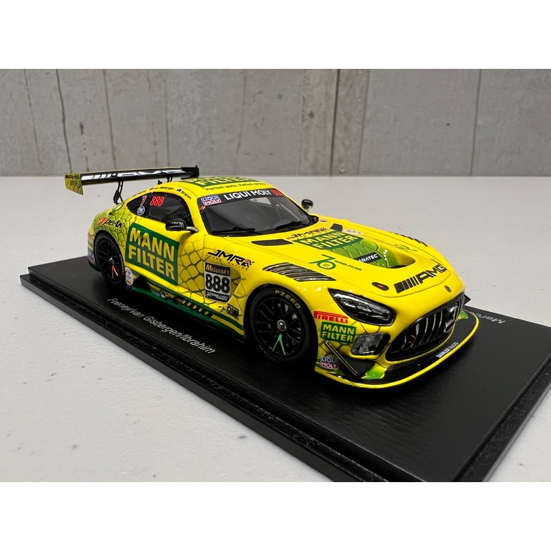 MERCEDES-AMG GT3 – 2022 BATHURST  12-HOUR – TRIPLE EIGHT RACE  ENGINEERING #888 – FEENEY/VAN  GISBERGEN/IBRAHIM – 3RD PLACE – 1:43 SCALE