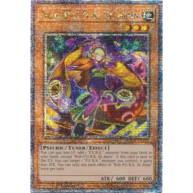 Noh-P.U.N.K. Ze Amin [RA04-EN293] Quarter Century Secret Rare