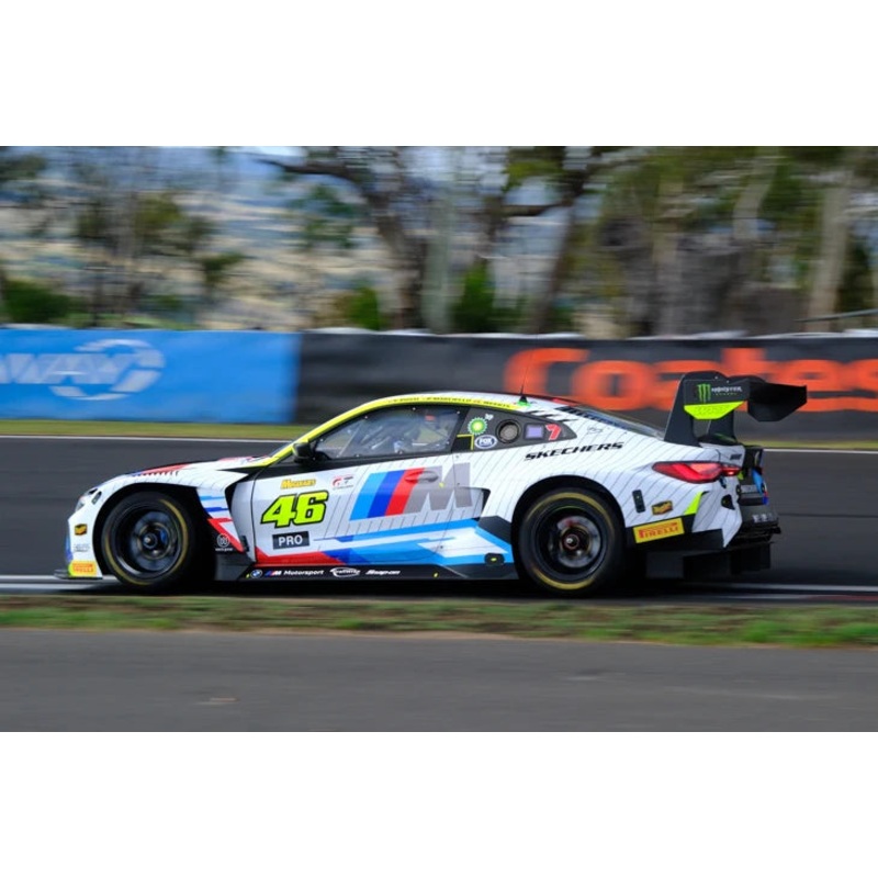 *PRE-ORDER* 2025 Bathurst 12 Hour – #46 Valentino Rossi BMW M4 GT3 – 1:18 Scale Model – Minichamps