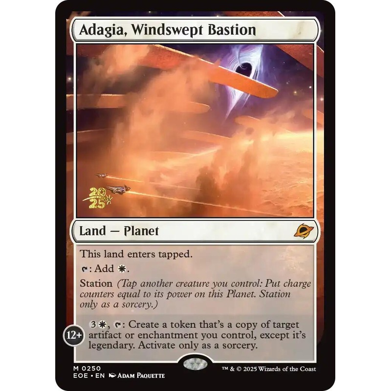 Adagia, Windswept Bastion [Edge of Eternities Prerelease Promos]
