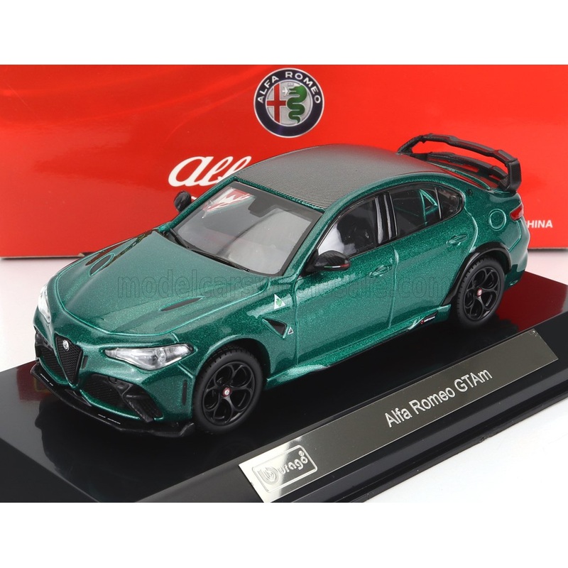 ALFA ROMEO | GIULIA GTAm 2020 – WITH HARD SHOWCASE – EXCLUSIVE CARMODEL | M O N T R E A L GREEN MET