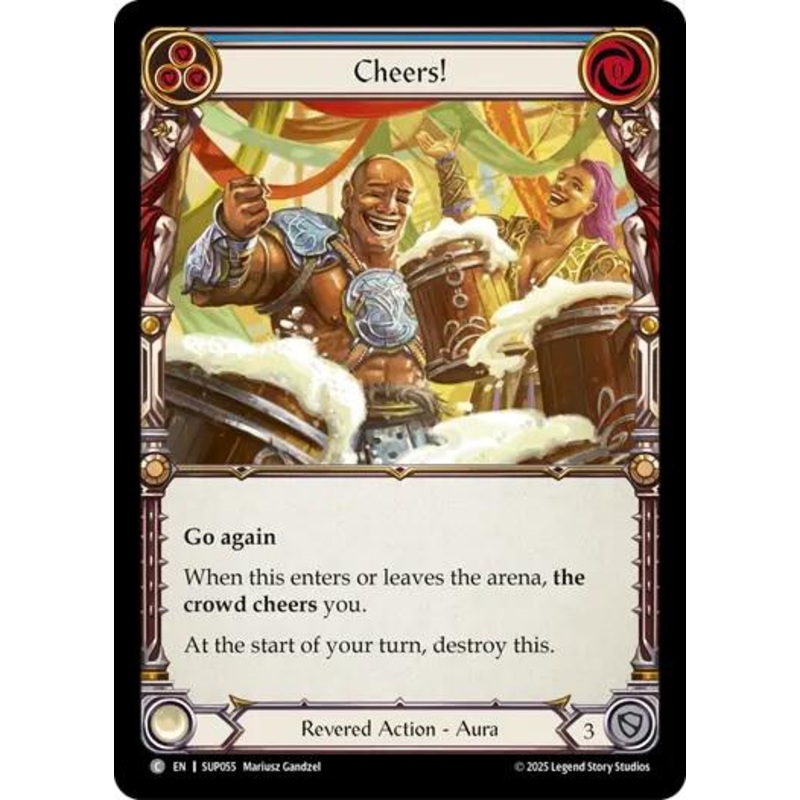 Cheers! [SUP055] (Super Slam)  Rainbow Foil