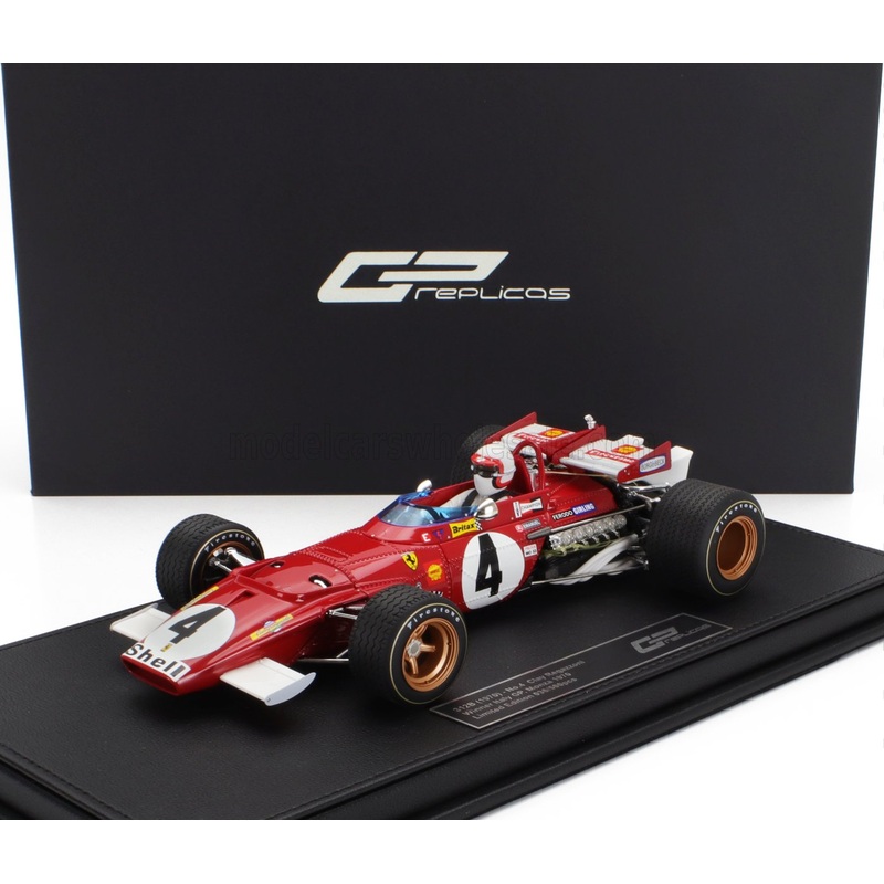 FERRARI | F1  312B 3.0 F12 SCUDERIA FERRARI SPA SEFAC N 4 WINNER ITALY GP MONZA (with pilot driver) 1970 CLAY REGAZZONI