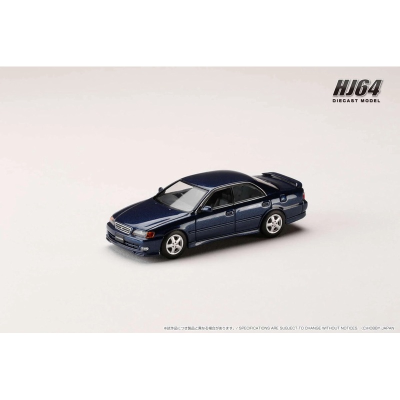 Hobby Japan 1:64 Toyota CHASER TOURER V (JZX100) 1998 DARK BLUE MICA (HJ642072DBL)