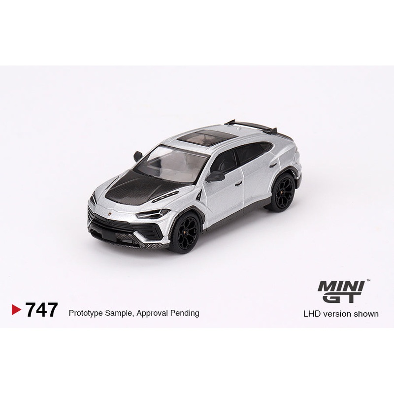 MINI GT #747 1/64 Lamborghini Urus Performante Grigio Nimbus (RHD)